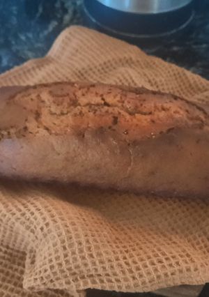 Una foto de Budín Rápido de Dulce de Leche