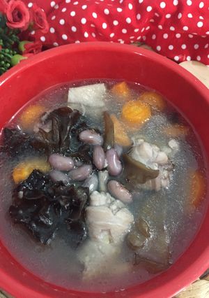 Foto resep 🍲 Sup Ayam Jamur Kacang Merah