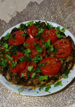 صورة لوصفة محشي ورق عنب