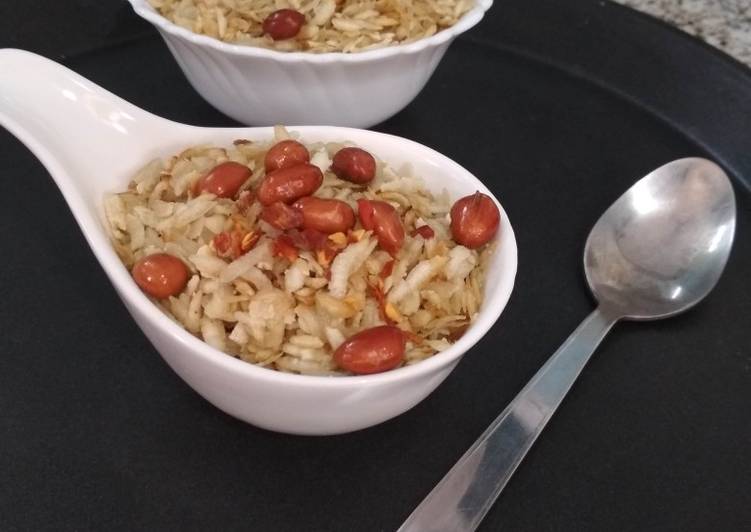 Simple Way to Prepare Homemade Fried peanut chewda