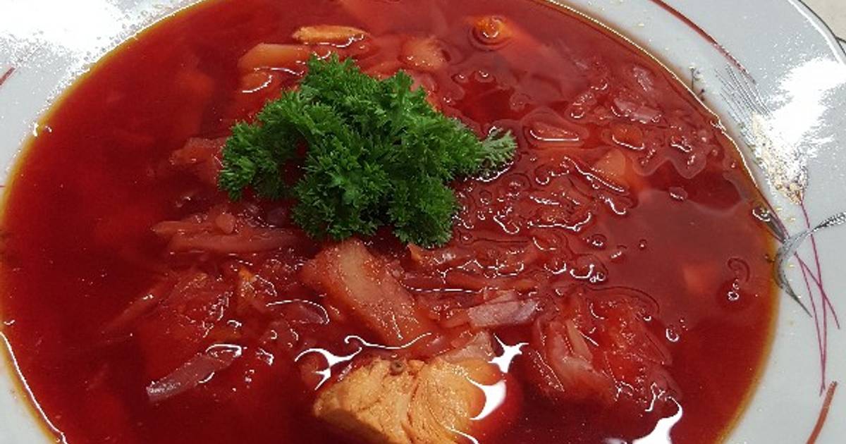 Рецепты Борща С Курицей С Фото