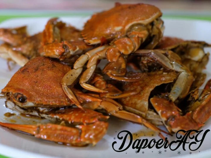 Cara Gampang Membikin Resep Kepiting / Rajungan lada hitam yang Bisa Manjain Lidah Anti Ribet, Lezat Sekali