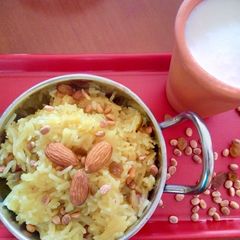 A picture of Meetha Chawal.