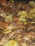 Chicken with Potatoes, Garlic, and Oregano
