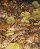Chicken with Potatoes, Garlic, and Oregano