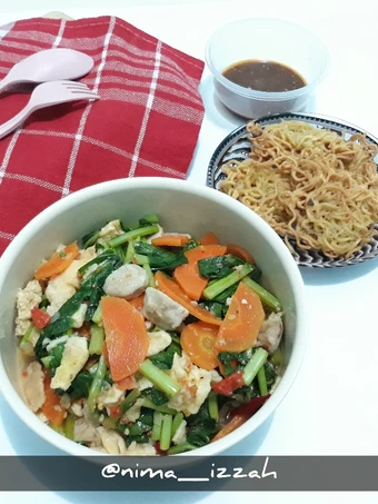 Cara Gampang Membikin Resep Capjay Sayur Sawi Wortel Bakso Kuah yang Uenak Anti Ribet, Mantap Sekali