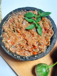 Foto resep 1046. Sambal Terong Rebus Viral