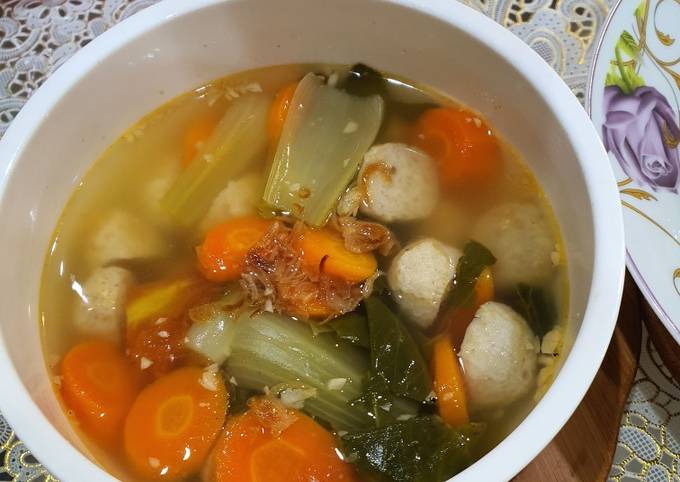 Resep Sup Bakso Ikan Oleh Sunny Ie Cookpad