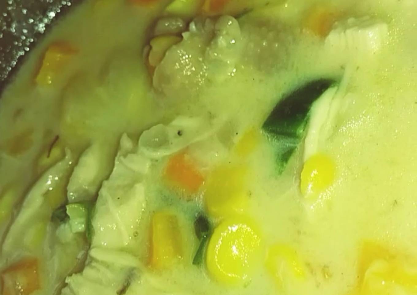 Sup Krim Ayam Jagung Wortel