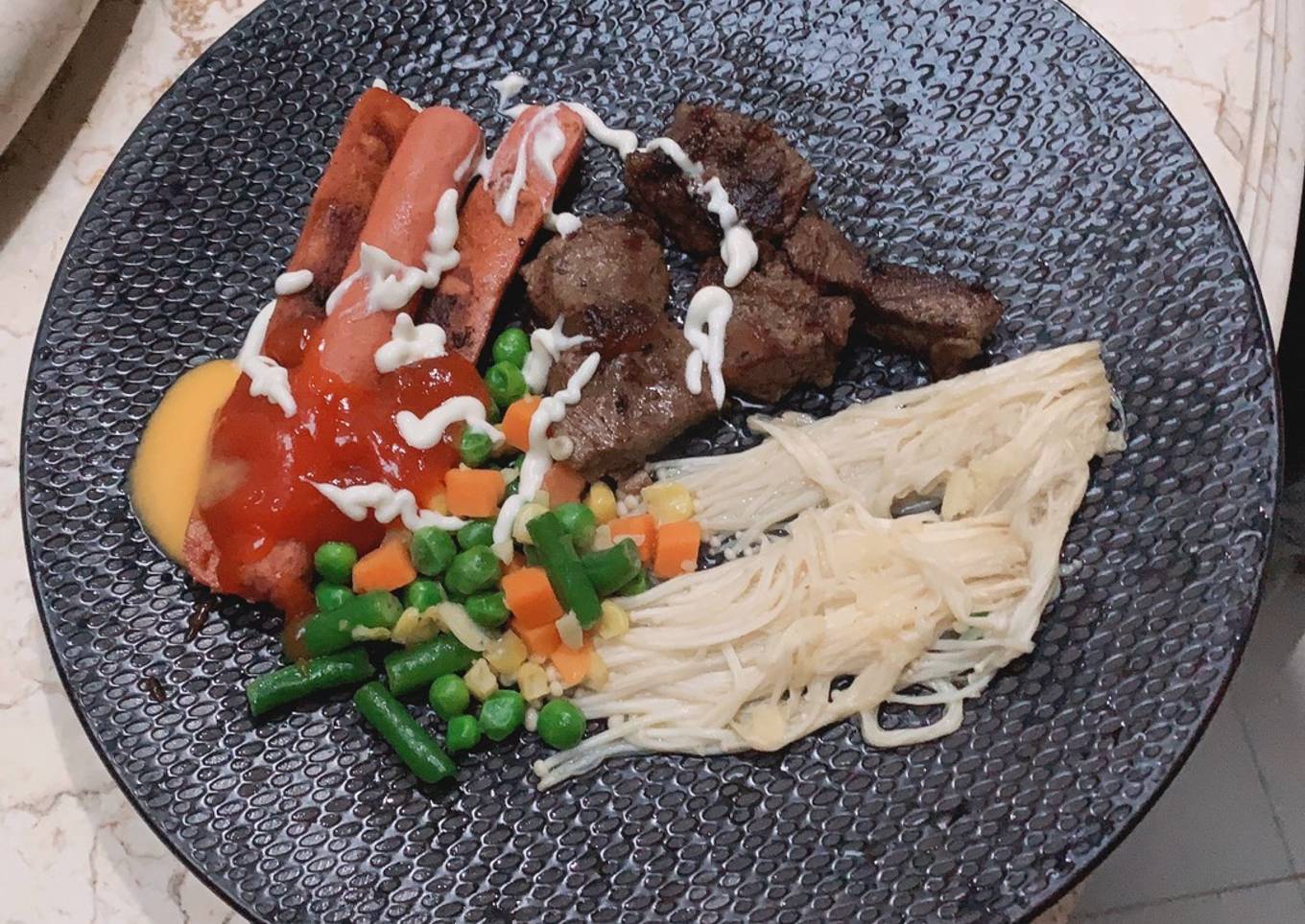 Steak Enak Enoki