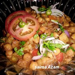 A picture of Chana chat😋چنہ چاٹ😋.