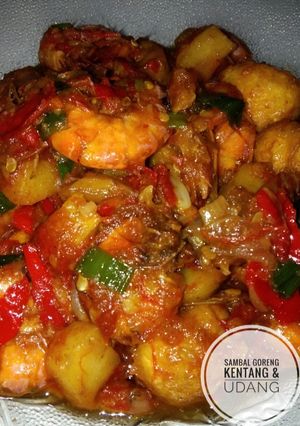 Foto resep Sambal Goreng Kentang & Udang