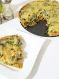Spinach and Chicken Quiche