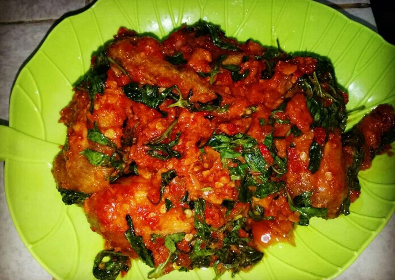 Ayam balado kemangi