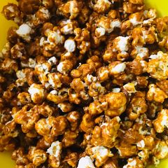 A picture of Salted caremal popcorns.