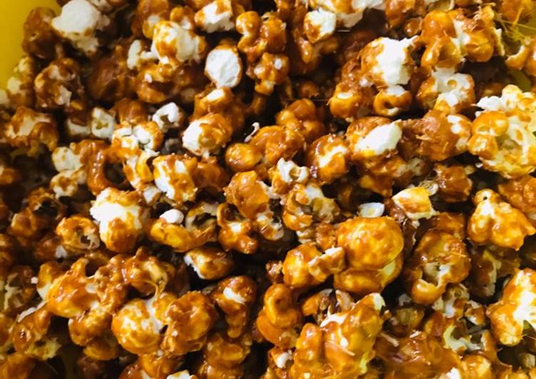 Steps to Make Award-winning Salted caremal popcorns