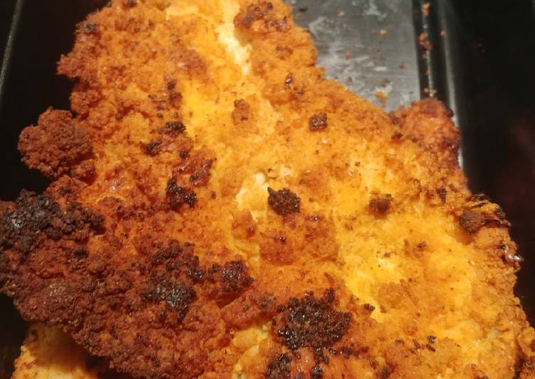 Steps to Prepare Quick Keto Breaded Chicken Cutlets