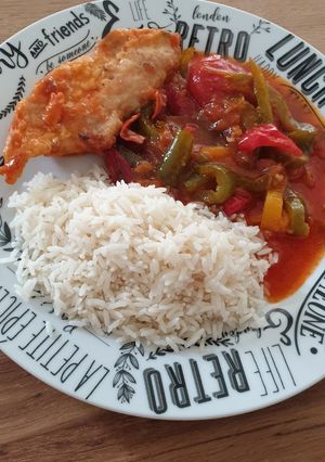 Une photo de Poulet basquaise Cookeo