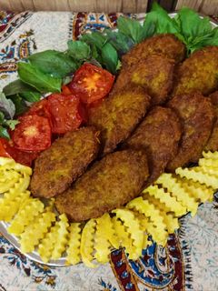 عکسی از دستور شامی کباب
