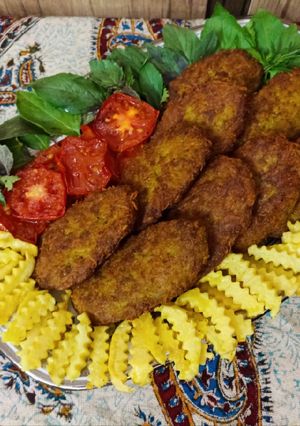 عکسی از دستور شامی کباب