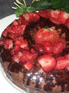 عکسی از دستور کیک شکلاتی جذاب😋