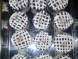 Chocolate cupcakes with whipped cream frosting