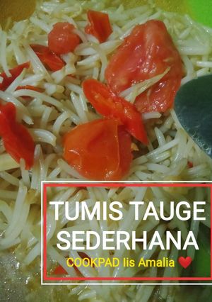 Foto resep Tumis Tauge Sederhana| anak kost| murah meriah