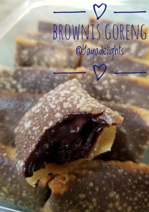 Foto resep Brownis Goreng