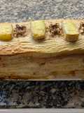 Pastel de pan de molde caliente