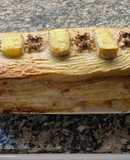 Pastel de pan de molde caliente