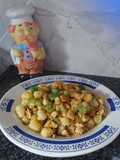 Revuelto tibio de zapallitos con pollo 🥔🥕