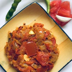 A picture of Tomato Sabji.