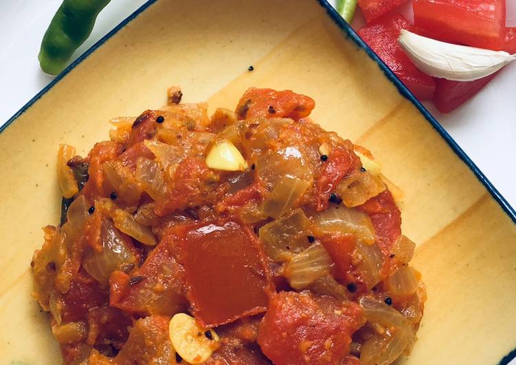 Step-by-Step Guide to Make Homemade Tomato Sabji