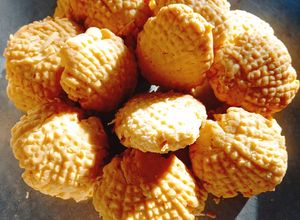 Hình của món Bánh quy dừa (sử dụng bột nở).