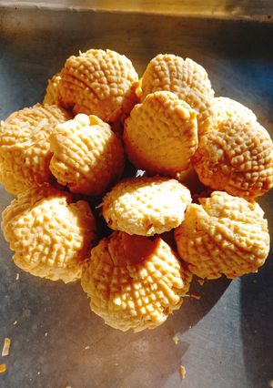 Hình của món Bánh quy dừa (sử dụng bột nở).