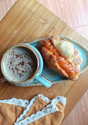 Foto resep Salt Bread Sausage