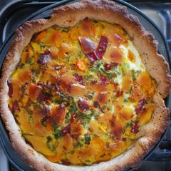 Quiche Lorraine#baking A picture of Quiche Lorraine#baking.