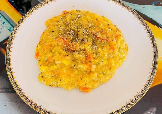 Modo semplice a Preparare Fatto in casa Polenta alla salvia