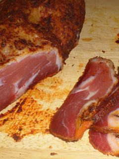Una foto de Jamón de pavo curado