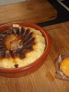 Una foto de Flan de magdalenas al microondas