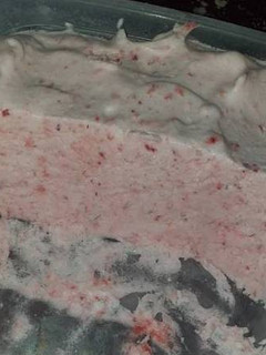 Una foto de Helado de frutilla