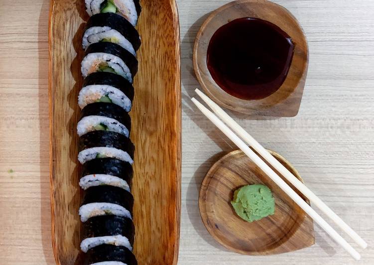 Resep Homemade Sushi roll - Futomaki 太巻き, Lezat Sekali