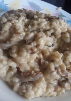 Una foto de Risotto de setas 🍛🍄