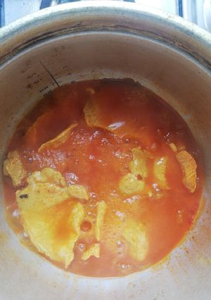 Una foto de Carne en salsa de tomate