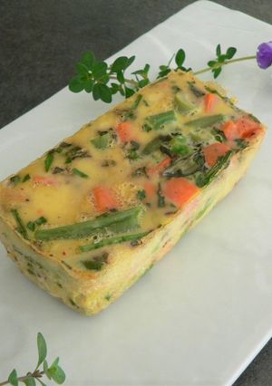 Une photo de Petites terrines aux légumes et herbes aromatiques