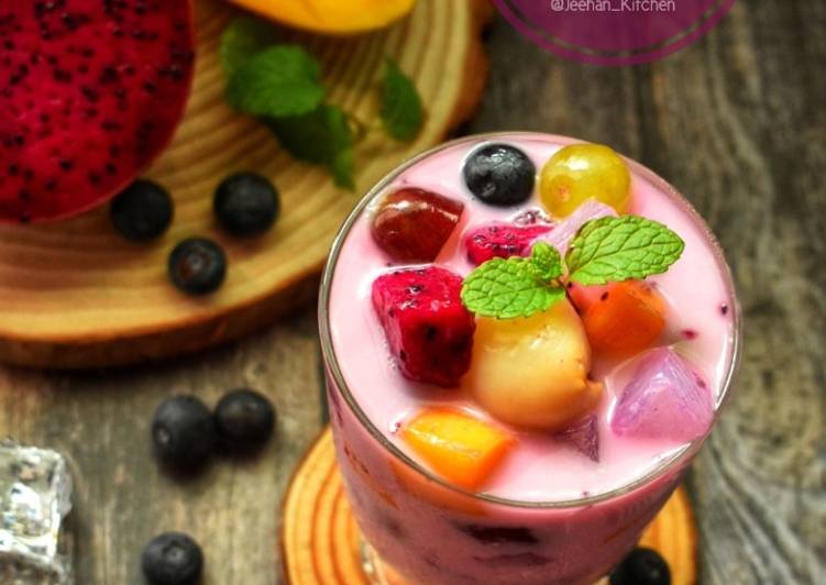 Resep Dragon Fruit Cokctail, Menggugah Selera