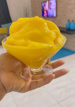 A picture of Mango smoothie.