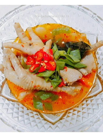 Cara Mudah Membuat Resep Ceker kuah setan merapi yang Lezat Sekali Anti Ribet, Lezat