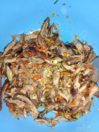 Cara Gampang Membuat Tongkol suwir sambal matah Enak Dan Mudah