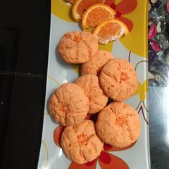 Orange cookies A picture of Orange cookies.